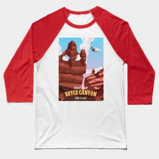 Bryce Canyon, Utah Travel poster Baseball T-Shirt